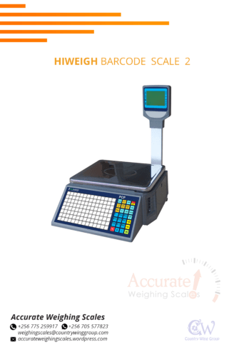 30kg Barcode Label Printing Scales Retail Shop in Kampala