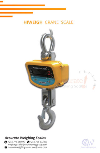 Hiweigh crane weighing scale with LCD backlit display