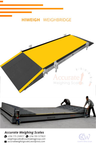 Weighbridge vehicle scales with no foundation of maximum