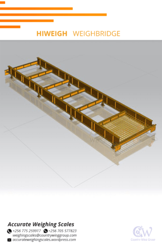 Weighbridge vehicle scales with double deck design with 3*