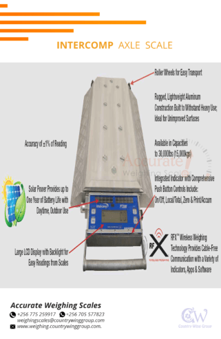 Strong H-beam structure weighbridges for easy loading