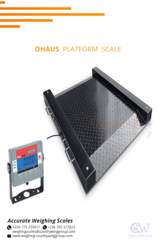 Durable industrial platform standing platform scales