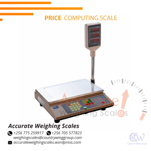 Purchase price computing scale with stainless steel housing