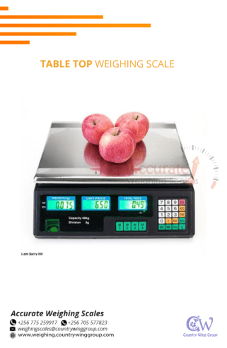 40kg commercial price weighing balance scale in Kampala