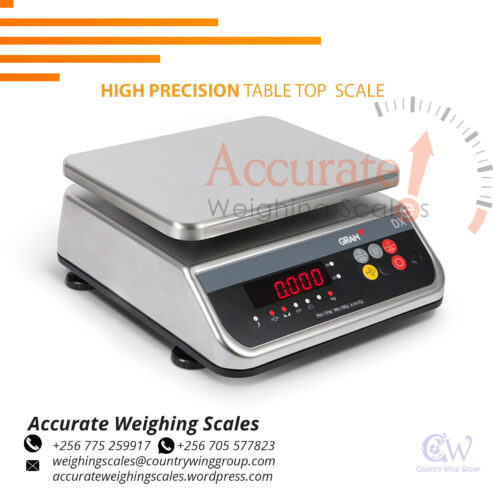 double LED display table top digital weighing scale