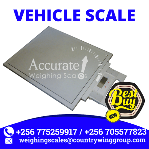 Portable weighbridge with LED backlight to display