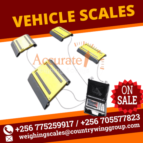 portable weighbridge with LED backlight to display weighing