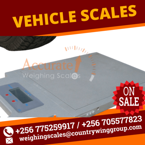 Weighbridge vehicle scales with lightening conductor