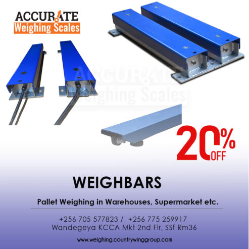 Vehicle scales with no foundation of maximum capacity of 150