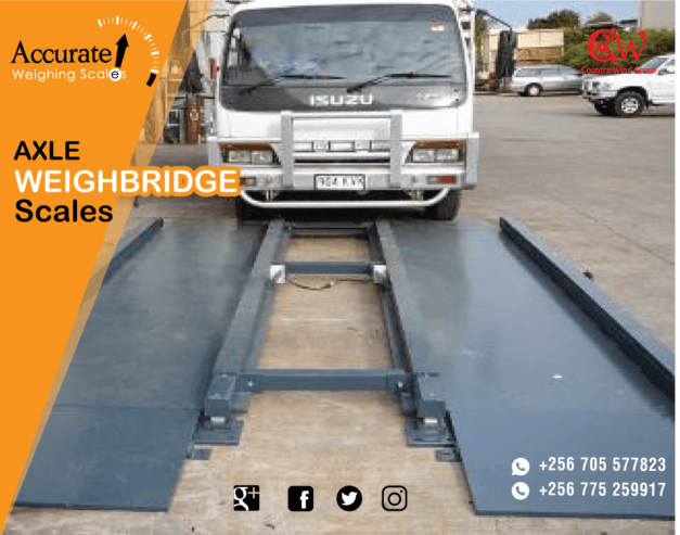 Strong H-beam structure weighbridges for easy loading