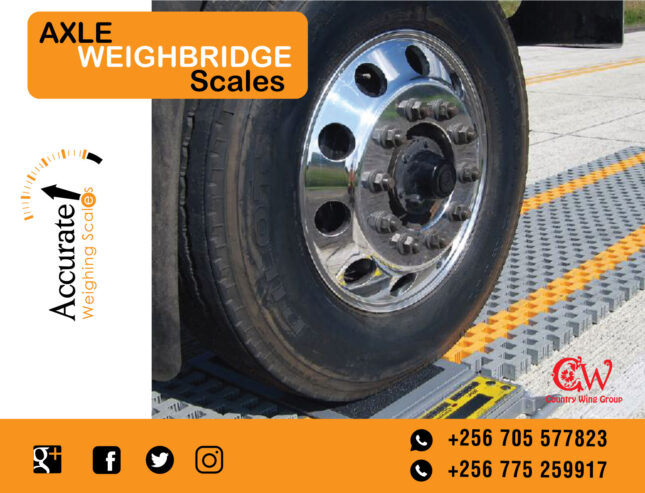 Weighbridge scale with CCTV cameras to monitor vehicles