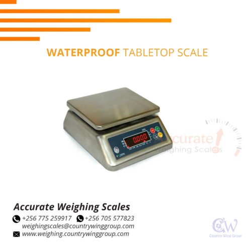 Waterproof AC/DC adaptor for fish weighing table top scale