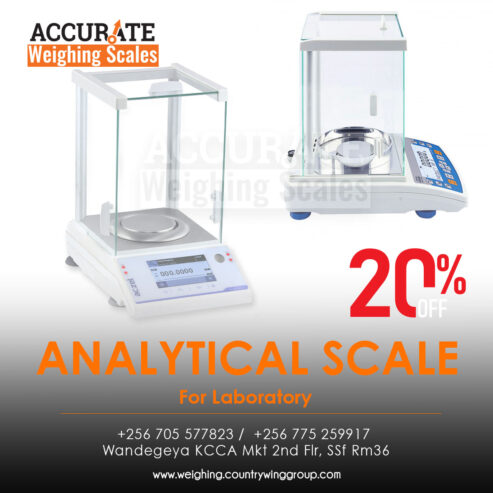 analytical laboratory balance with high transparency