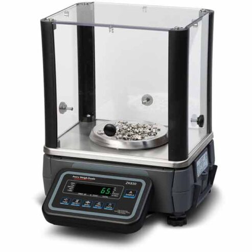 highly transparent glass analytical lab balance