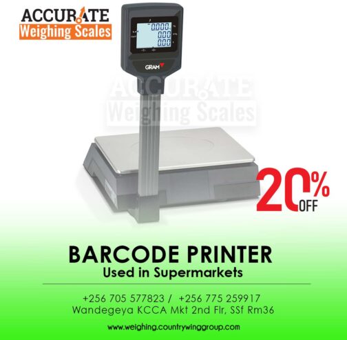 barcode printing scale with 5g divisions Kampala