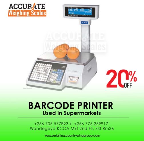Barcode printing scale with 5g divisions Kampala