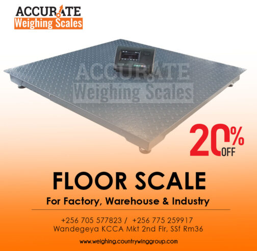 Digital standard operating floor weighing scale