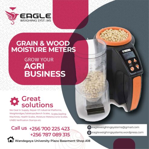 Portable wheat, rice, maize, soya beans grain moisture meter