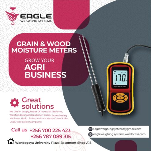 Handheld moisture meter for cocoa, cereals in Uganda