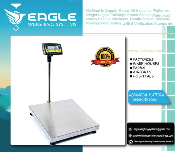 Stainless steel electronic weighing scales in Kampala