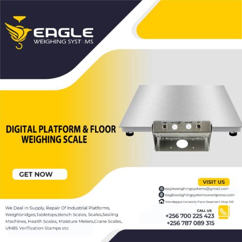 Weighing floor scales at Eagle Weighing systems Ltd in muko