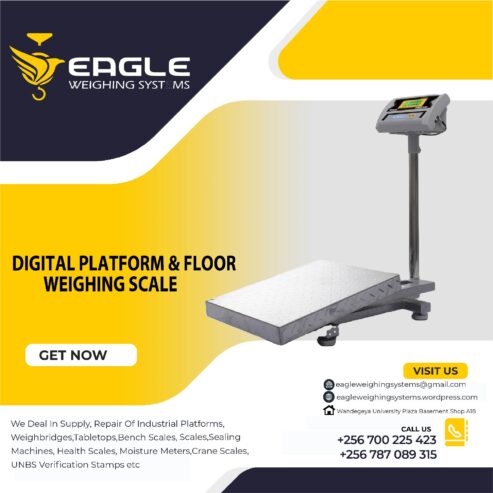 Industrial strong low profile platform scale in kampala