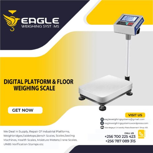 Industrial strong low profile platform scale in kampala