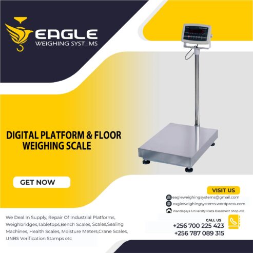 Electronic bench type iron cast platform weighing scales