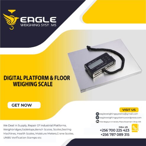 Industrial strong low profile platform scale in kampala