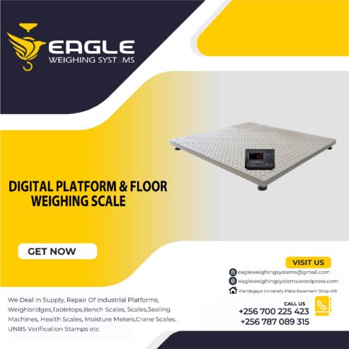 1.2*1.2m 2000kg industrial digital platform floor weighing s