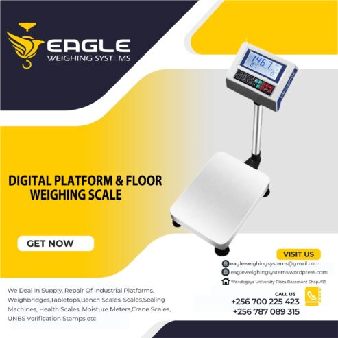 Platform weighing scales at Eagle Weighing Systems Ltd