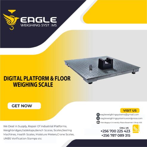 Platform weighing scales at Eagle Weighing Systems Ltd