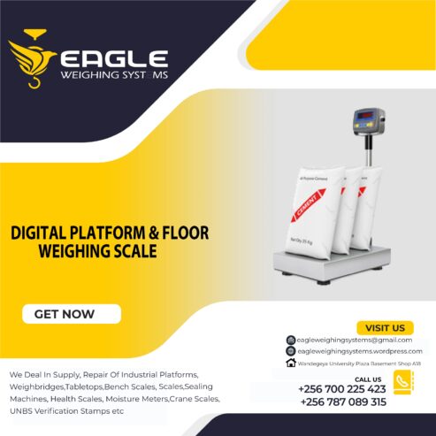 Industrial strong low profile platform scale in Kampala