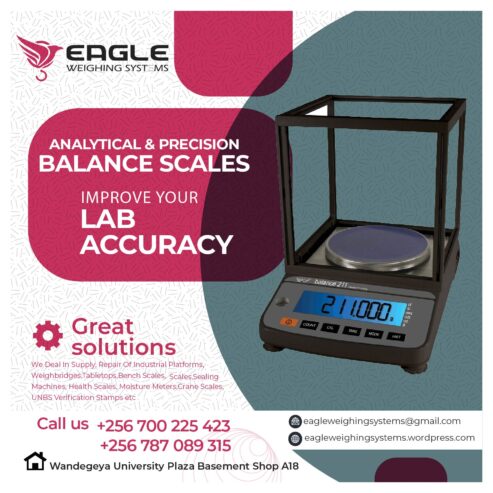 Table top counting Laboratory analytical weighing scales