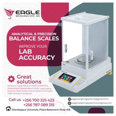 Table top counting Laboratory analytical weighing scales