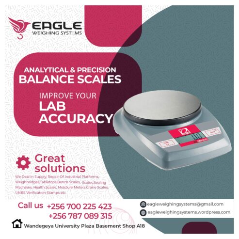 Square Laboratory analytical commercial table top weighing