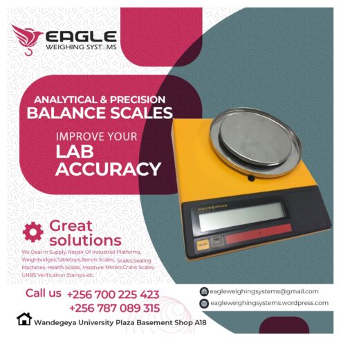 Accurate Laboratory analytical weighing scales in Kampala