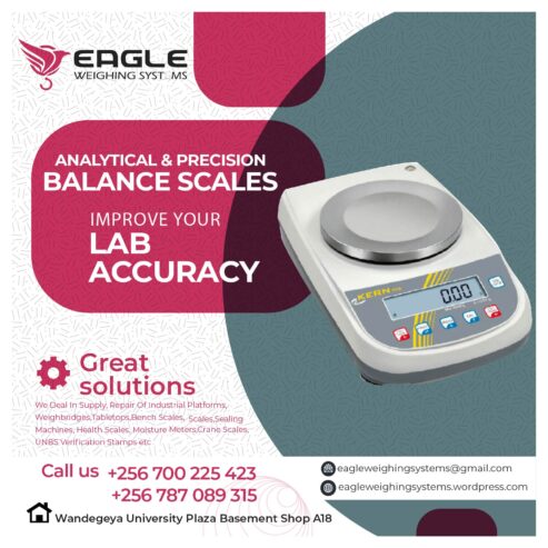 Accurate Laboratory analytical weighing scales in Kampala