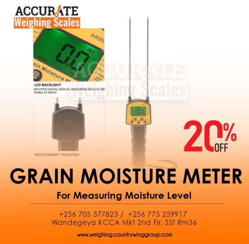 Wille grain moisture meter scales for maize grains at afford