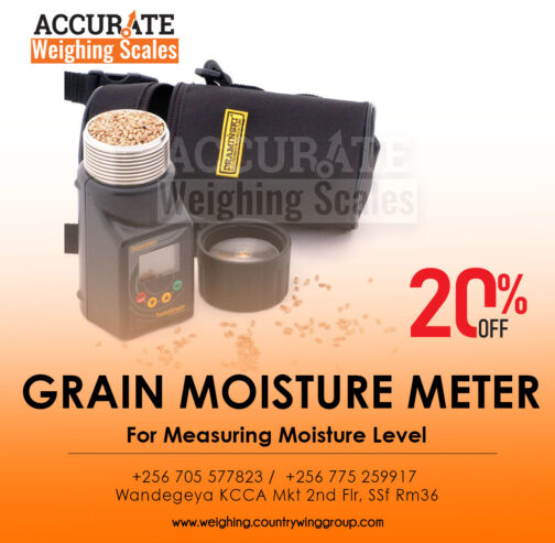 Dramniski grain moisture meter with temperature resolution