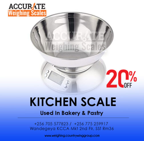 Digital flat table top kitchen scales for bakery