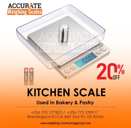 Rechargeable batteries table top kitchen scales in stock