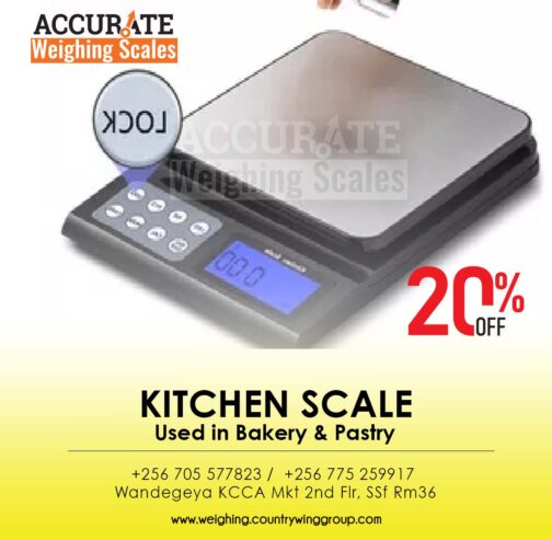 Different capacities of kitchen table top weighing scales