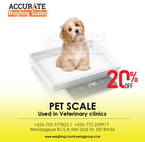 Veterinary weighing scale of 900*550mm dimensions for dogs