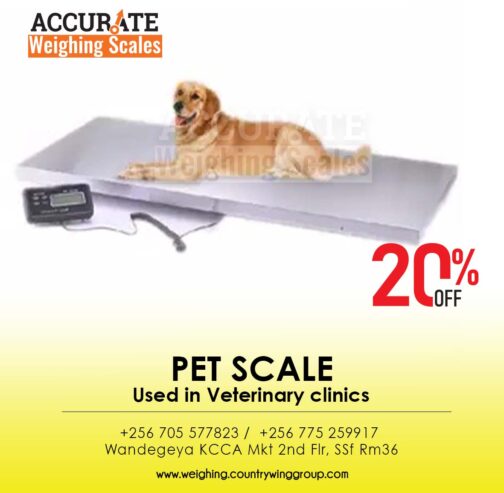 Dog weighing scales are designed to be durable