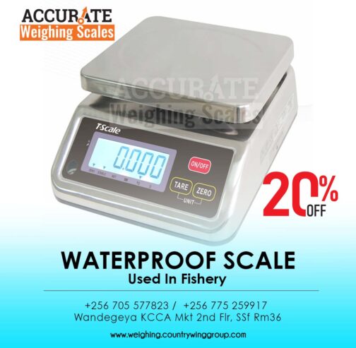 IP68 bench scale 15 kg x 5g with stainless steel housing