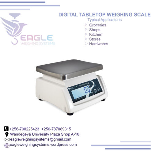 Waterproof precise table top bench weighing scales Kampala