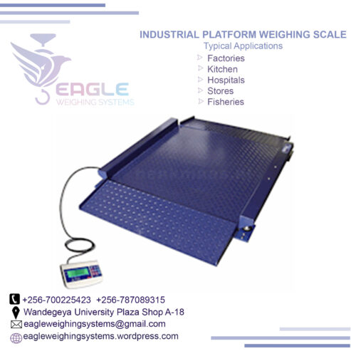 Platform weighing scales at Eagle Weighing Systems Kampala