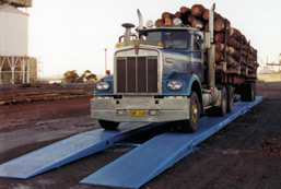 Weighbridge with high precision double ended shear beam