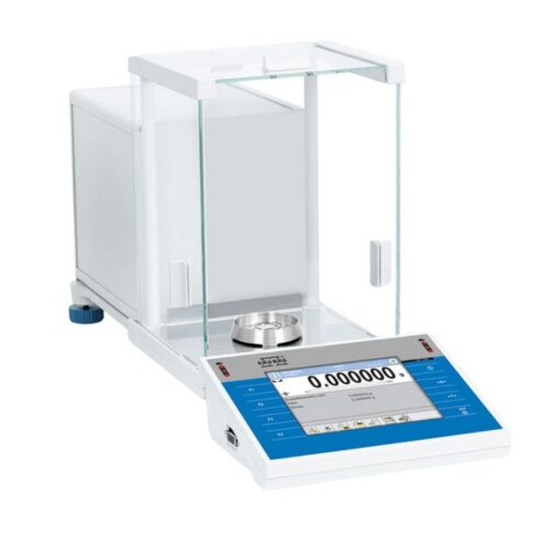 digital laboratory analytical scale balance at supplier shop